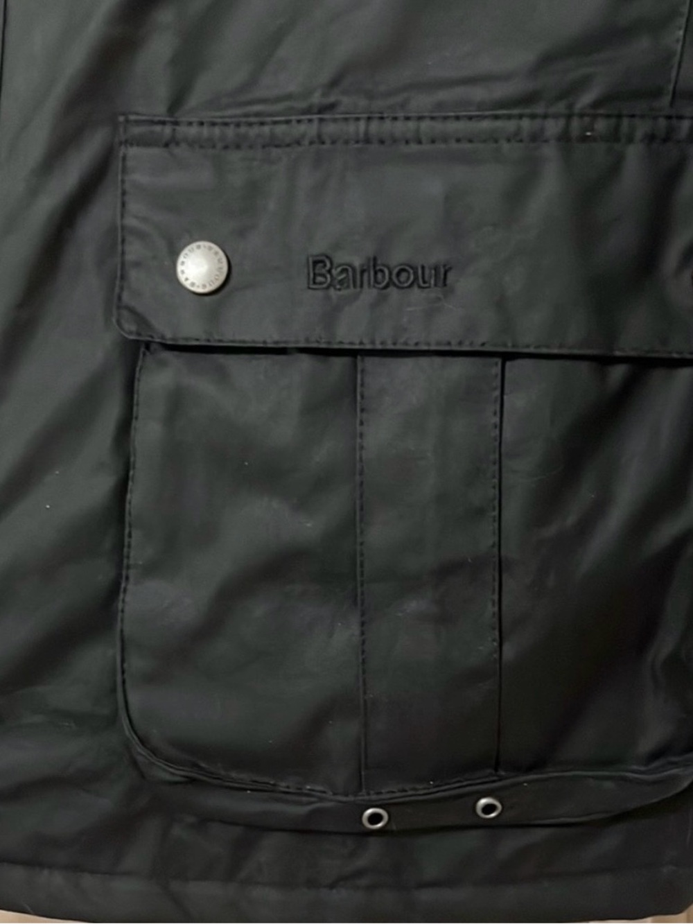 Barbour Black Military Field Jacket - Picture 3 of 6